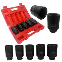 12 Point Axle Hub Nut DEEP IMPACT Socket Set 1/2"Dr Thin Wall Drive Shaft Socket