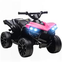 AIYAPLAY 6V Kids ATV, Battery Powered Ride on Car for Ages 18-56 M, Pink