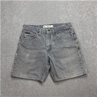 Lee Denim Shorts Adult W31 Grey Jorts Carpenter Relaxed Hip Hop Workwear Mens - 31 Regular