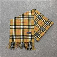 Burberry London Scarf 56x11 Inches Beige Nova Check 100% Lambswool England Made