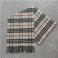 Burberry London Scarf 64x12 Inches Grey Nova Check Made England 100% Lambswool