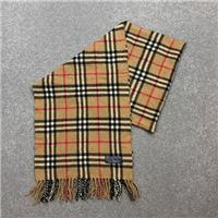 Burberry London Scarf 56x12 Inches Beige Nova Check 100% Lambswool England Made