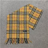 Burberry London Scarf 58x12 Inches Beige 100% Lambswool Nova Check England Made