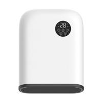 TCP Fan Heater Electric LED Display Wall Mounted White Programmable 2000W