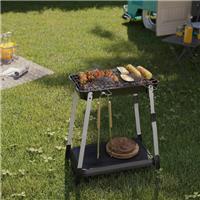 Garden Charcoal BBQ Black Portable Outdoor Barbecue Grill Compact Foldable