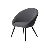 Colenso Relaxer Chair Dark Blue Linen Effect Modern (H)845 (W)730 (D)665mm