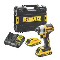 Dewalt Impact Driver Cordless 18V 2x2.0Ah Li-Ion XR DCF787D2T-SFGB Brushless