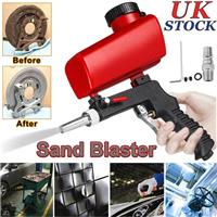 Pot Air Sandblaster Kit Grit Shot Sand Blaster Rust Paint Remover Removal Tool