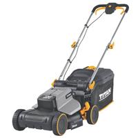 Titan Rotary Lawnmower TTI836LWM Cordless Hand-Propelled Foldable Li-Ion 5.0Ah