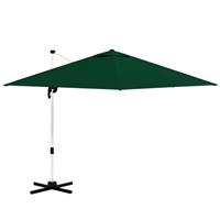 Outsunny 3x3 m Cantilever Roma Parasol Garden Umbrella w/ Cross Base Refurbished