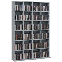 HOMCOM DVD CD Media Storage Rack, Video Display Unit, 89 x 130.5 cm Refurbished