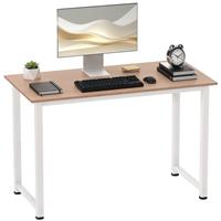 HOMCOM Computer Desk Dining Table Writing Table w/ Metal Frame Refurbished