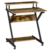 HOMCOM Home Office Computer Desk w/ Storage, Gaming Writing Table, Refurbished