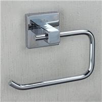 ECOSPA Toilet Roll Holder Wall Mounted Paper Tissue Metal Chrome WC Bathroom UK