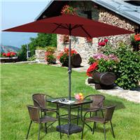 2x3M Garden Parasol Umbrella Patio Outdoor Sun Shade Aluminium Crank Tilt