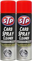2 x STP Carb Cleaner Spray Carburettor Intake Spray Cleaner Professional 500ML