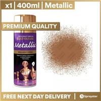 x1 Rust-Oleum Multi-Purpose Premium Spray Paint 400ml Metallic Bright Copper