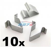 10x Metal Trim Panel Clips for VW, 16mm Length. Boot & Tailgate Interior Lining
