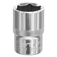Sealey WallDrive Socket 19mm 1/2" Square Drive Fully Polished Socket Set SP1219