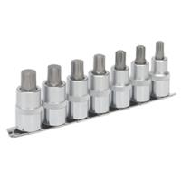 Sealey Ribe Socket Bit Set 7 Piece 1/2" Square Drive 55mm Socket Bit Set AK6234