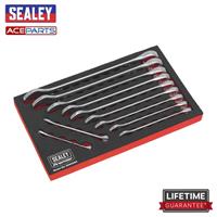 Sealey AK63254 Combination Spanner Set 11pc Imperial Cold Stamped in Eva Tray