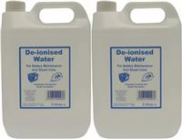 2 x Deionised Water 5 Litre 5L De Ionised Car Battery Steam Iron Distilled