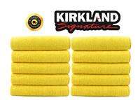 Kirkland Signature 40cm Ultra Plush Car Microfibre Towels/Soft Cloth - 10 Pack