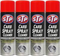 4 x STP Carb Cleaner Spray Carburettor Intake Spray Cleaner Professional 500ML