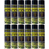 12 X Underseal Spray Aerosol Underguard Paint Under Body Protection Seal 500ML
