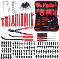 158Pcs Car Door Trim Panel Removal Molding Pry Interior Clip Install Tool Kit