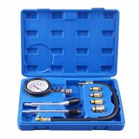Petrol Engine Compression Tester for Automotives and Motorcycles Kit Set