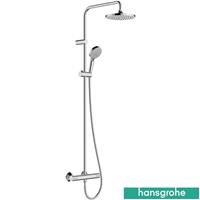 Hansgrohe Vernis Blend Chrome 200 1Jet Showerpipe with Thermostat