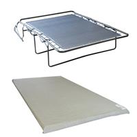 Static Caravan Folding Sofa Bed For Som'Toile 120cm Pull Out With Mattress