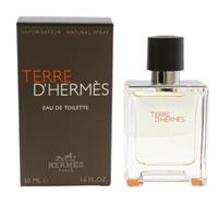 Hermes Mens EDT Fragrance Terre D'hermes 50ml Eau De Toilette Spray For Him