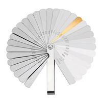 32 Blade Feeler Filler Gauge Spark Plug Gap Metric Imperial Measuring Brass Tool