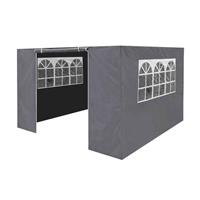 Premium Gazebo Side Walls/Doors, Fits 2x2m Models - Grey