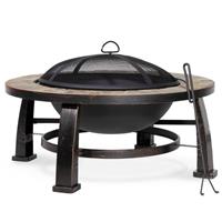 Deluxe Fire Pit, Traditional Style, 76cm - Slate