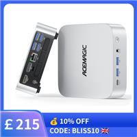 ACEMAGIC K1 Mini PC AMD Ryzen R2544（ Up to 3.7GHz) 8GB DDR4 256GB WINDOWS11 PRO