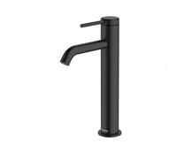 Tall Sink Mixer Tap TBM-K-MB Matt Black Easy Install Bathroom Kelvin Basin