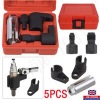 5 PCS 22mm Lambda Oxygen Sensor Socket Set Chasers Kit Thread Remove Tool Set
