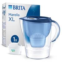 BRITA Marella XL Water Filter Jug Blue 3.5L and 1x MAXTRA PRO All-in-1 Cartridge