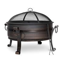 Deluxe Fire Pit & Coffee Table, 2-in1, Outdoor Use, 30 - Antique Bronze Effect