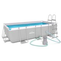 Swimming Pool 13ft, 400x200cm XL Steel Frame Above Ground & Filter Pump