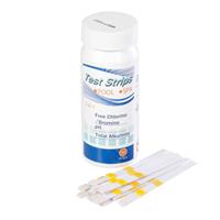 Chlorine, PH & Alkalinity Test Strips, 3in1 for Hot Tub, Spa, Pool, Universal