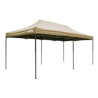 Dellonda Premium 3x6m Pop-Up Gazebo Water Resistant Garden Cover Shelter Beige B
