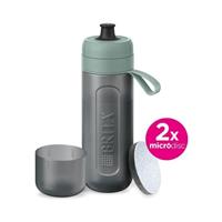 BRITA Sports Water Filter Bottle Active Dark Green 600ml Incl. 2x MicroDiscs