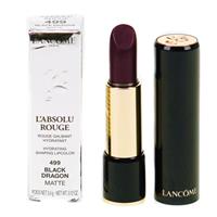Lancome Purple Lipstick L'Absolu Rouge 499 Black Dragon Lip Stick Creamy Matte