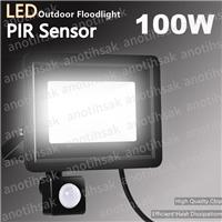 LED Floodlight PIR Motion Sensor Light Outdoor Garden Flood Security Wall Lamp