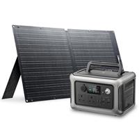 ALLPOWERS 600W 299Wh Portable Power Station with 100W Solar Panel Camping Trip