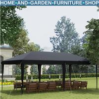 Heavy Duty Pop Up Gazebo Marquee 3 x 6m Patio Party Tent Event Heavy Duty Canopy